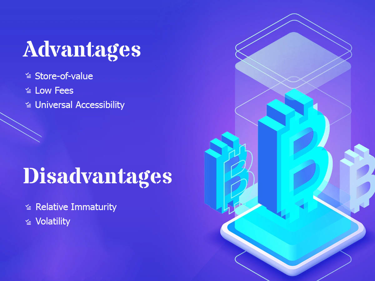 the advantages and disadvantages of the bitcoin for hosting